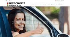 Desktop Screenshot of bestchoicedrivingschool.com